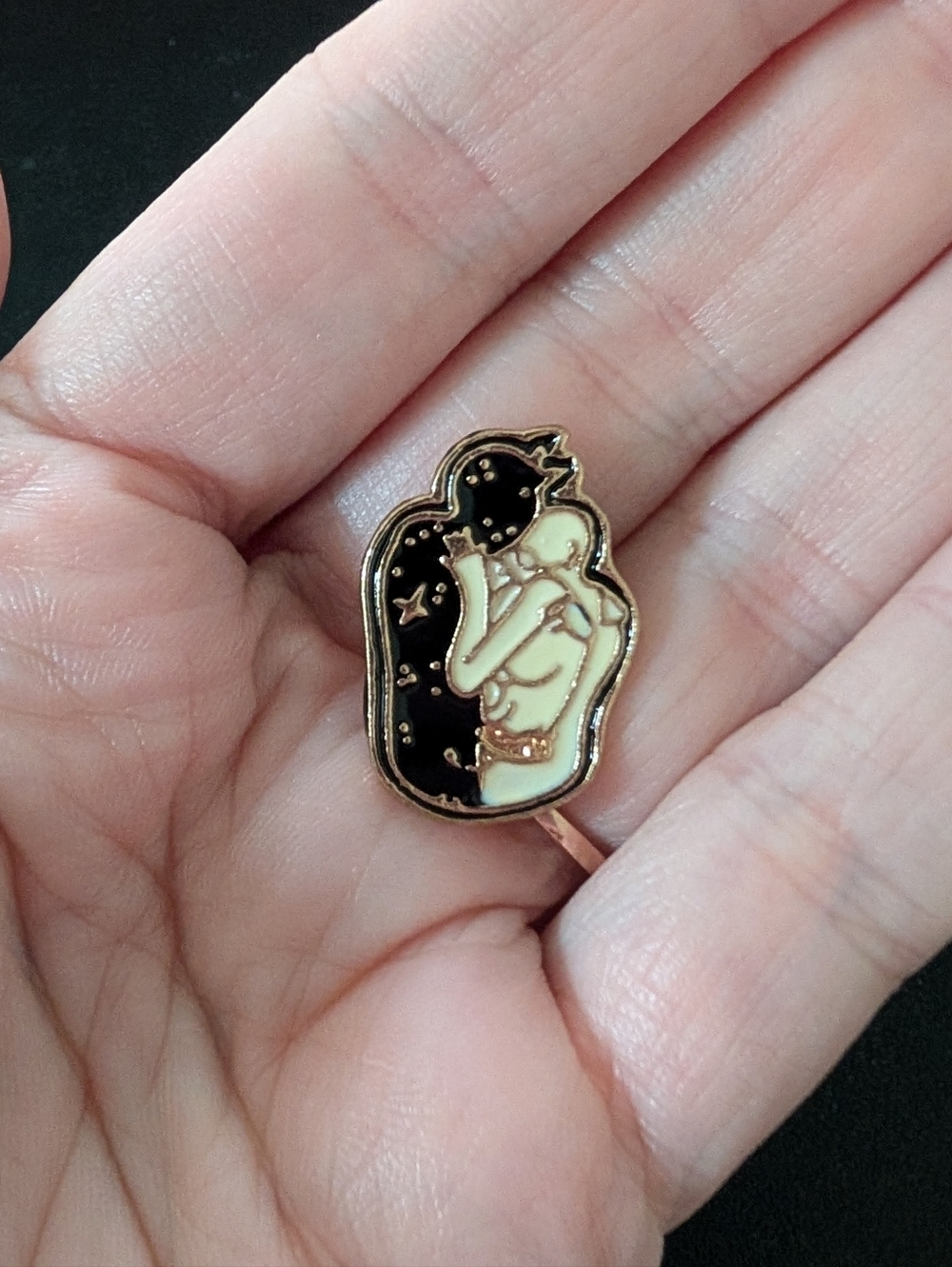 Celestial Embrace Enamel Pin